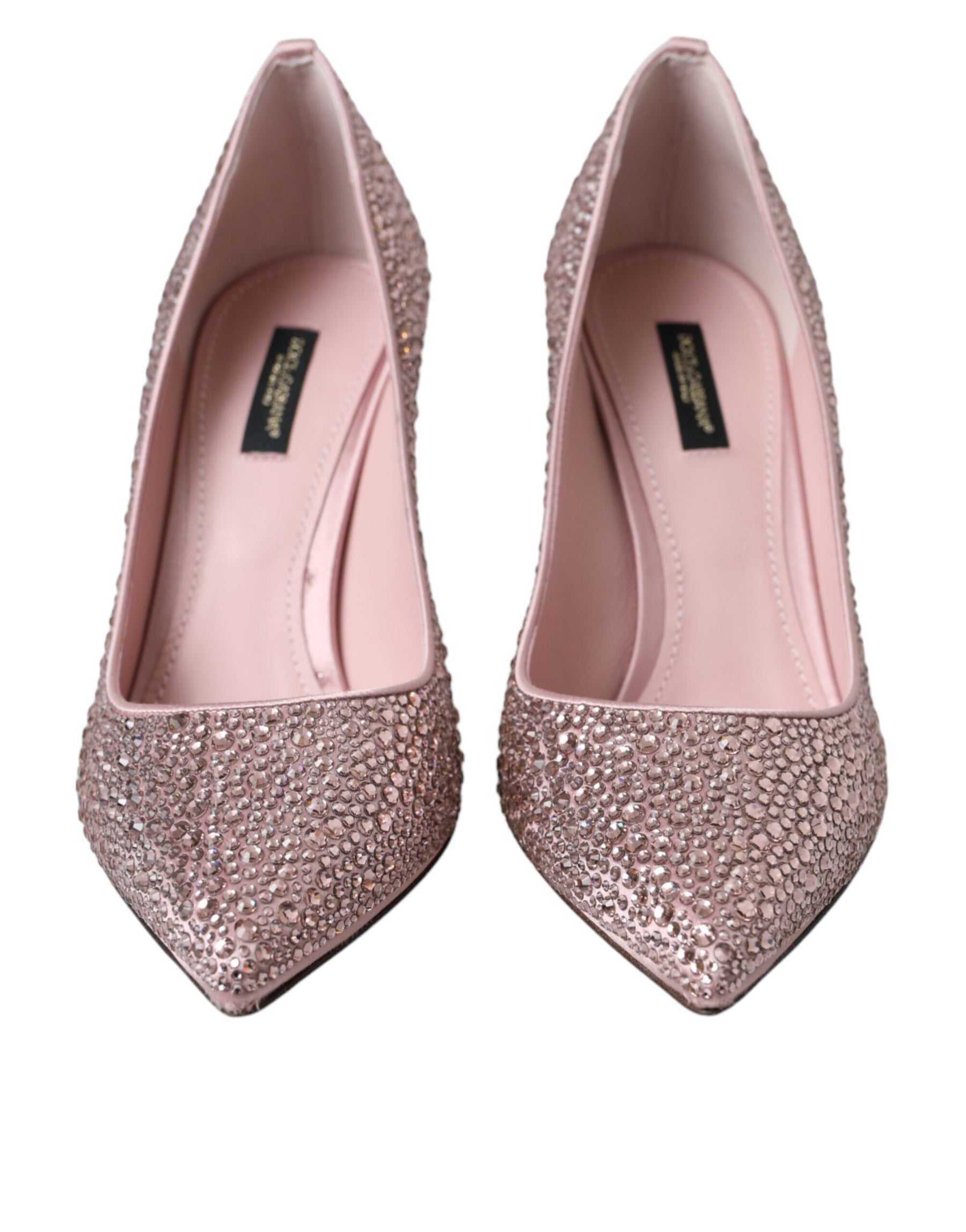 Dolce & Gabbana Pink Strass Crystal Heels Pumps Shoes | Regal Royce