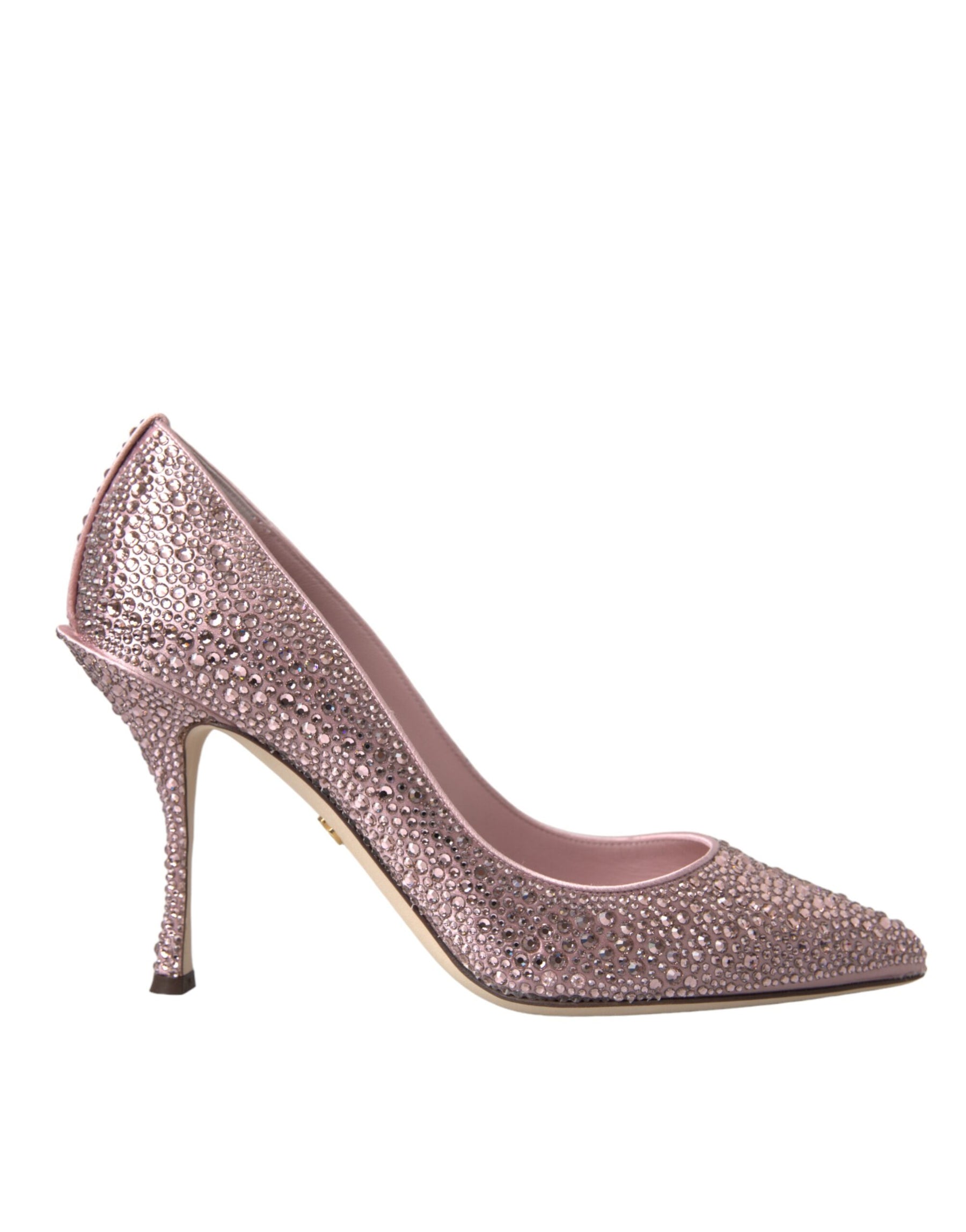 Dolce & Gabbana Pink Strass Crystal Heels Pumps Shoes | Regal Royce