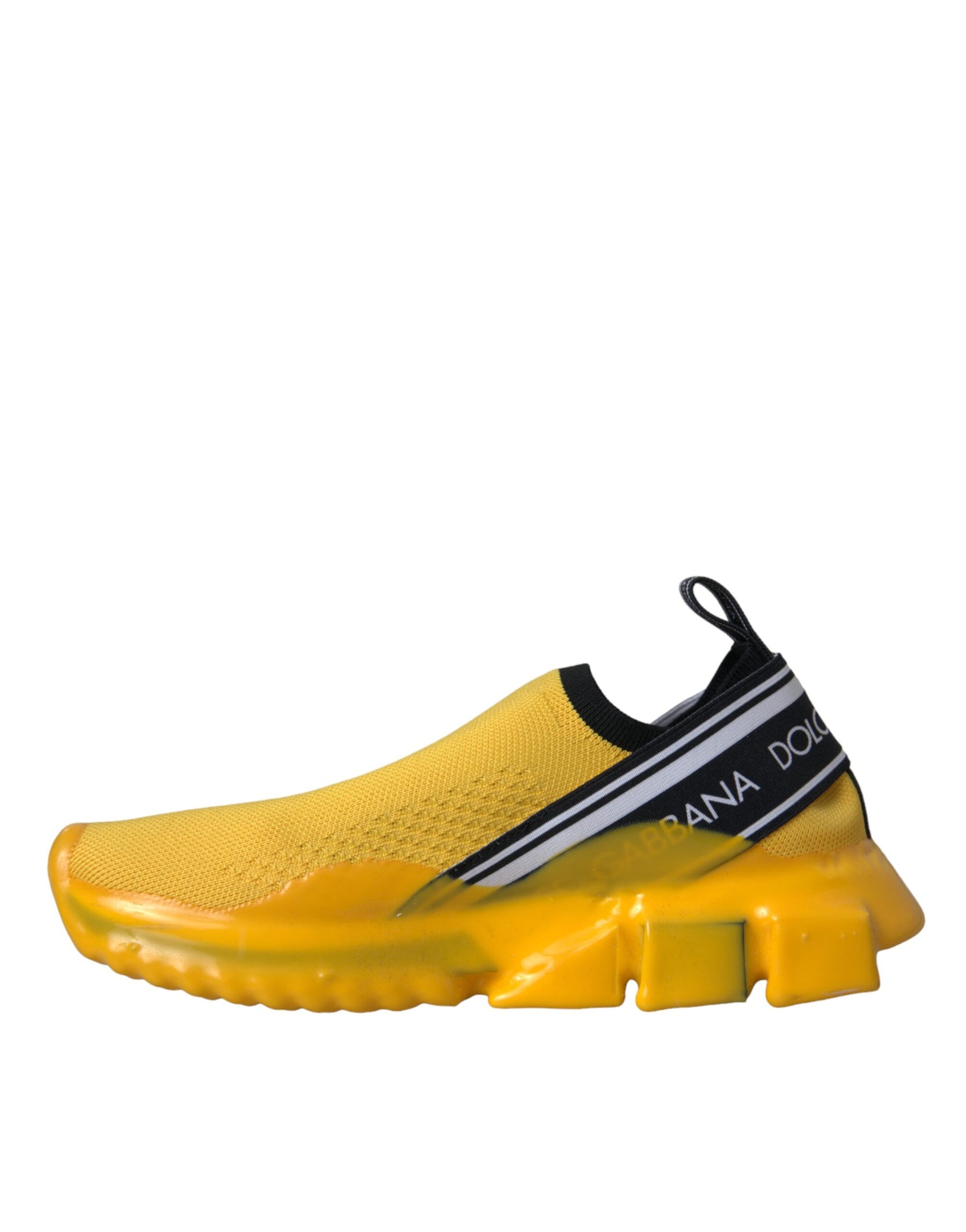 Dolce & Gabbana Yellow Sorrento Slip On Sneakers Women Shoes | Regal Royce