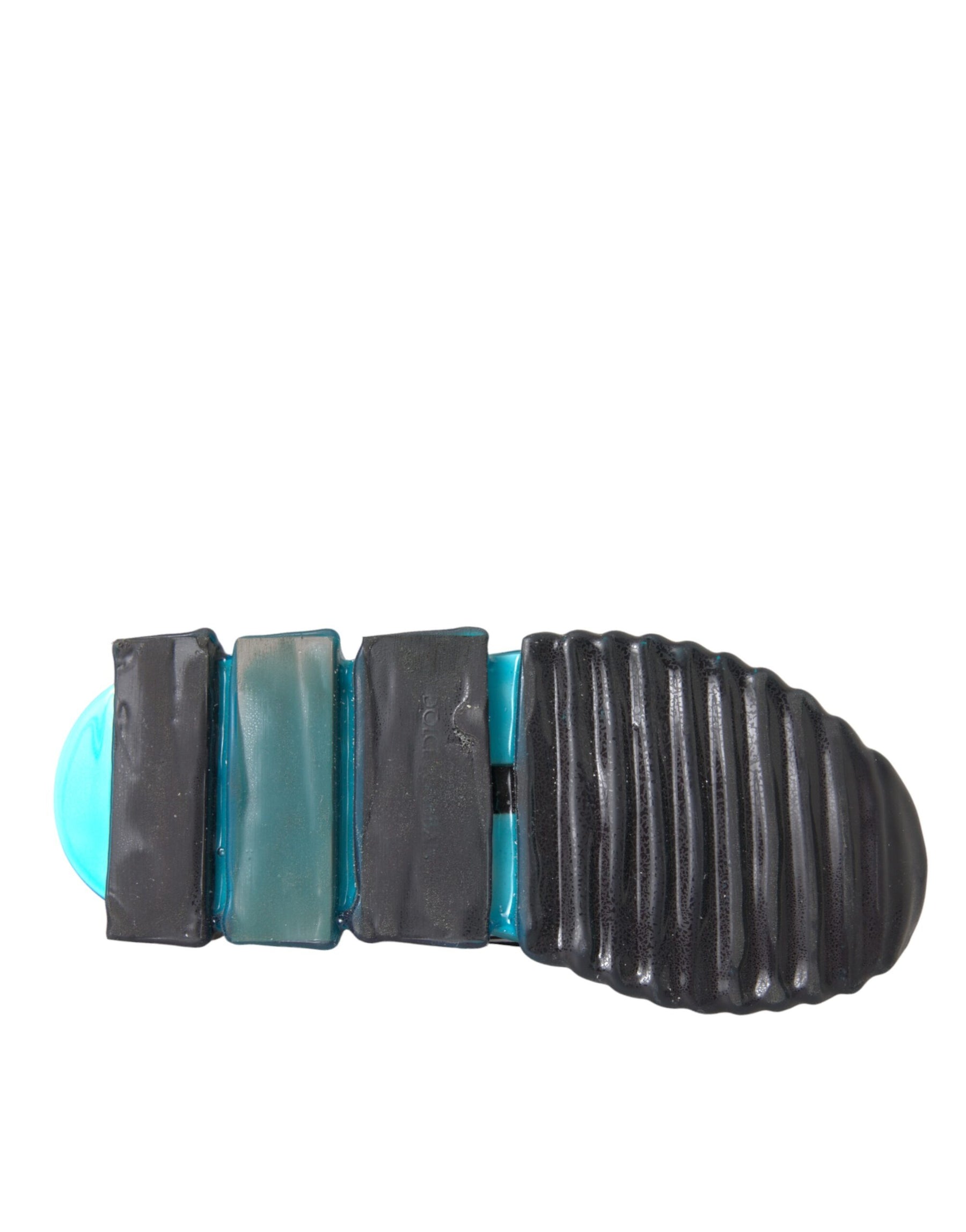 Dolce & Gabbana Black White Blue Slip On Sorrento Sneakers Shoes | Regal Royce