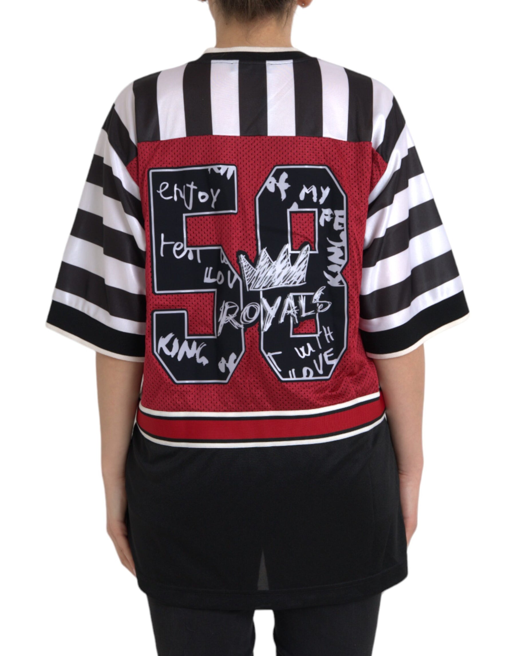 Dolce & Gabbana Multicolor Royals Panda Oversized T-shirt | Regal Royce