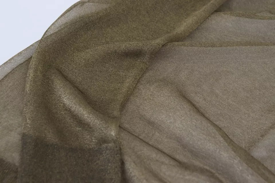 Dolce & Gabbana Black Transparent Crewneck Long Sleeves Top | Regal Royce