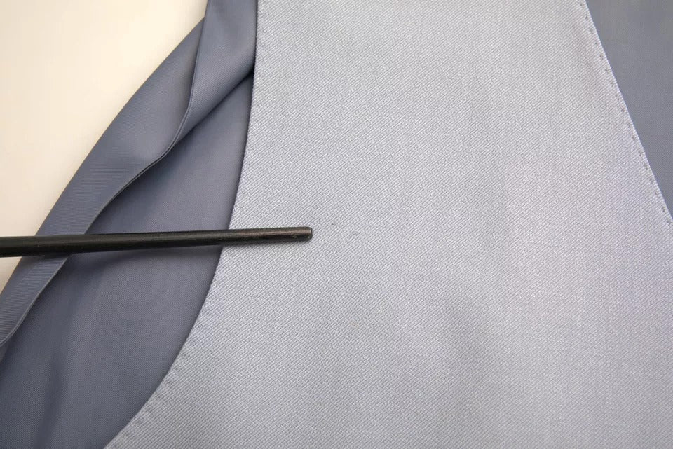 Dolce & Gabbana Light Blue Wool Formal Dress Waistcoat Vest | Regal Royce