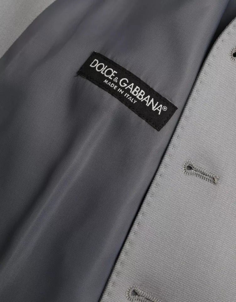 Dolce & Gabbana Light Blue Wool Formal Dress Waistcoat Vest | Regal Royce