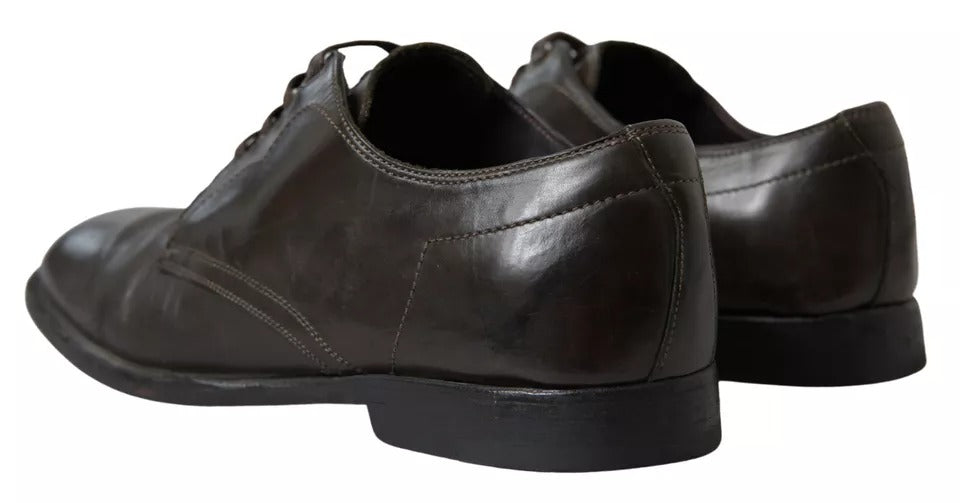 Dolce & Gabbana Green Leather Mens Formal Dress Shoes | Regal Royce