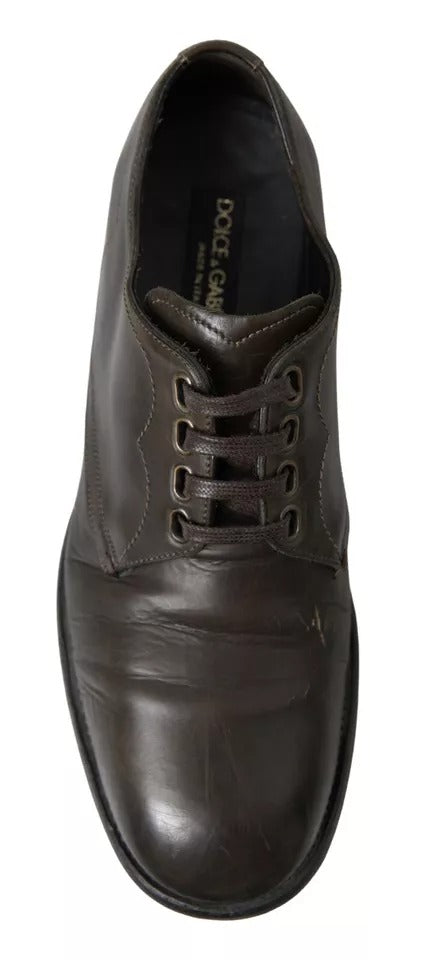 Dolce & Gabbana Green Leather Mens Formal Dress Shoes | Regal Royce
