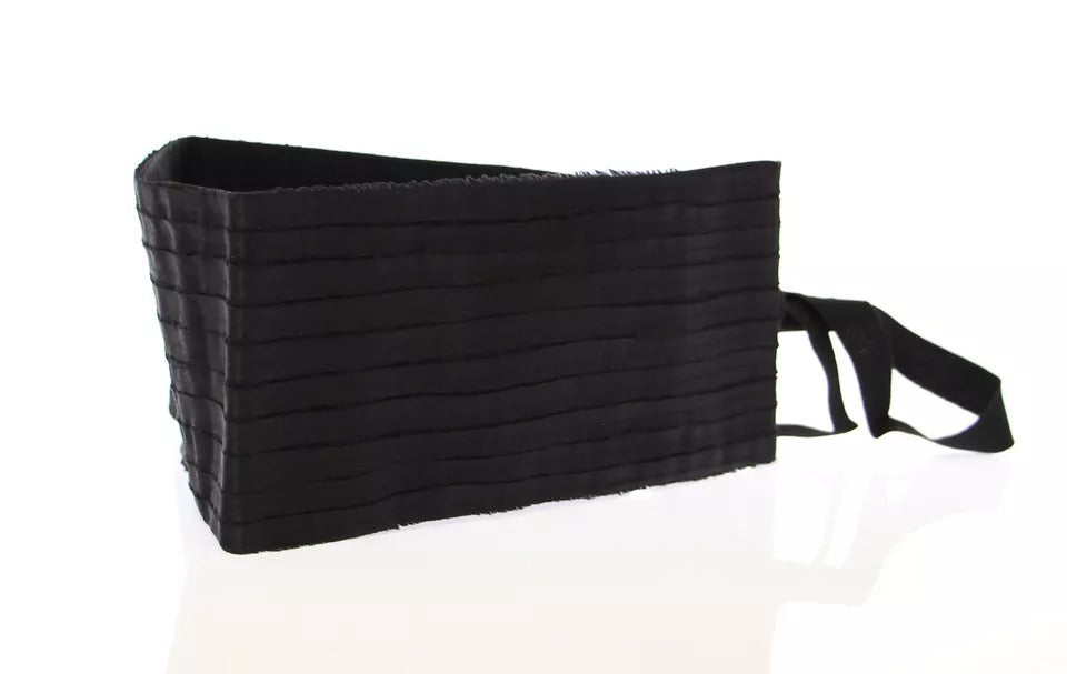 Dolce & Gabbana Black Silk Womens Waist Cummerbund | Regal Royce