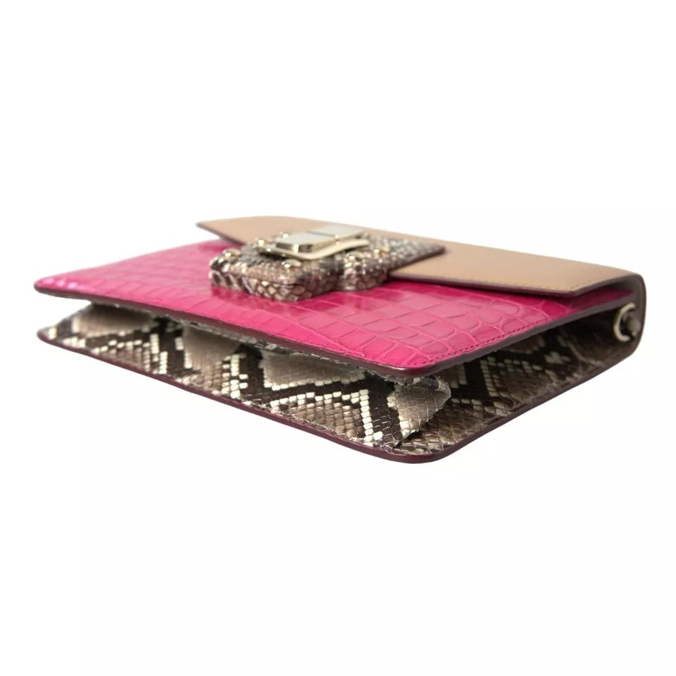 Dolce & Gabbana Multicolor Leather LUCIA Shoulder Bag | Regal Royce