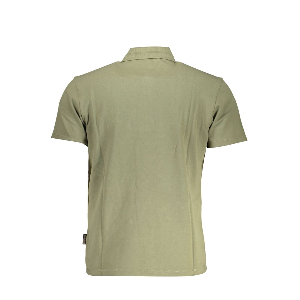 Napapijri Green Cotton Polo Shirt | Regal Royce
