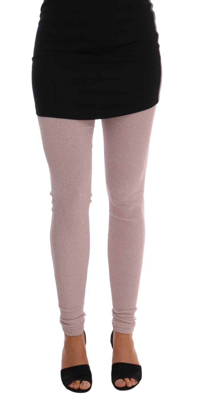 Dolce & Gabbana Pink Stretch Waist Tights Stockings | Regal Royce