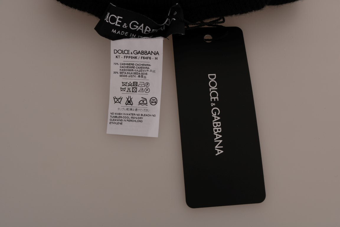 Dolce & Gabbana Black Cashmere Silk Stretch Tights Stockings | Regal Royce