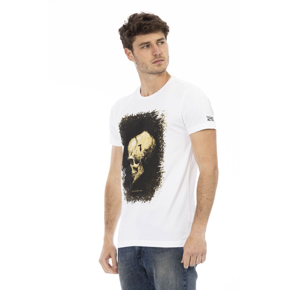 Trussardi Action White Cotton T-Shirt