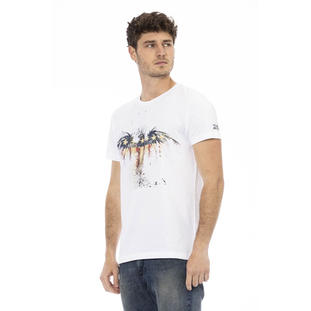 Trussardi Action White Cotton T-Shirt