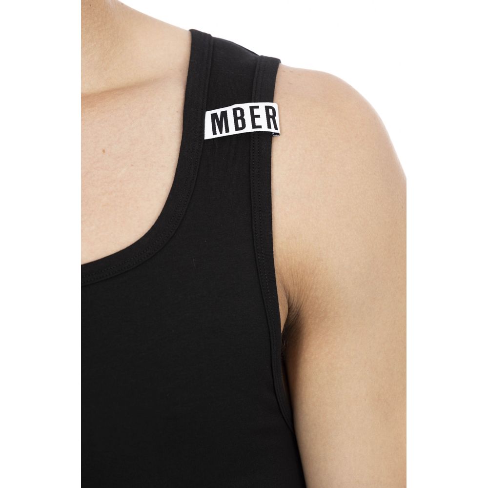 Bikkembergs Black Cotton Men's Tank Top | Regal Royce