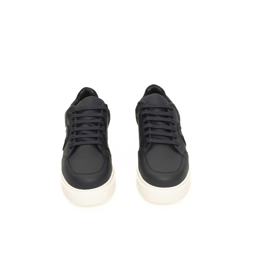 Cerruti 1881 Blue Cowhide Men Sneaker | Regal Royce