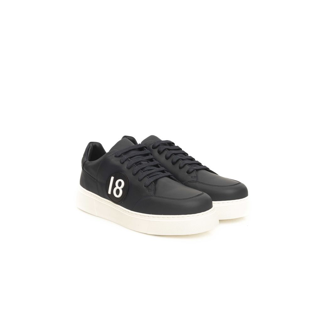 Cerruti 1881 Blue Cowhide Men Sneaker | Regal Royce