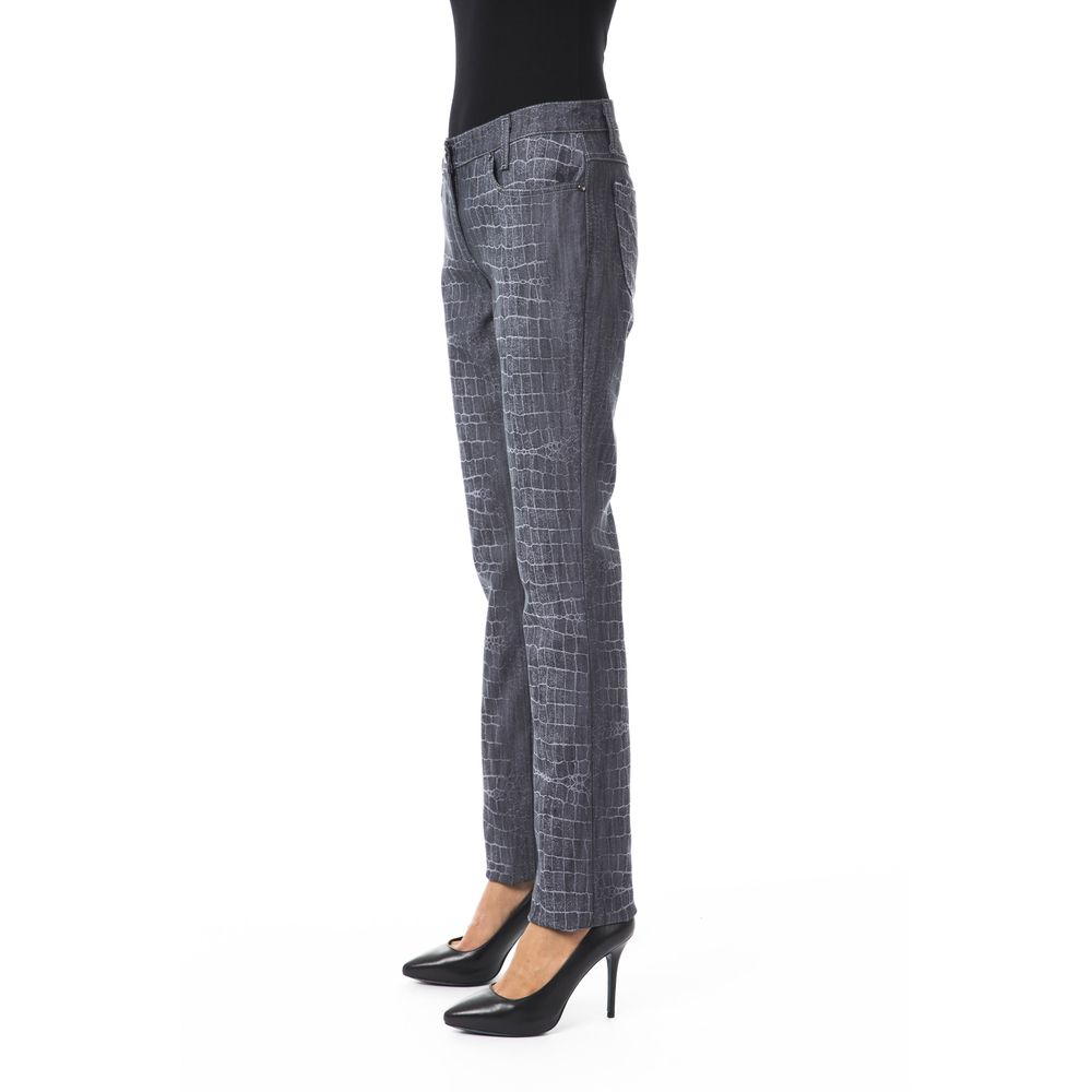 BYBLOS Black Viscose Women Pants | Regal Royce