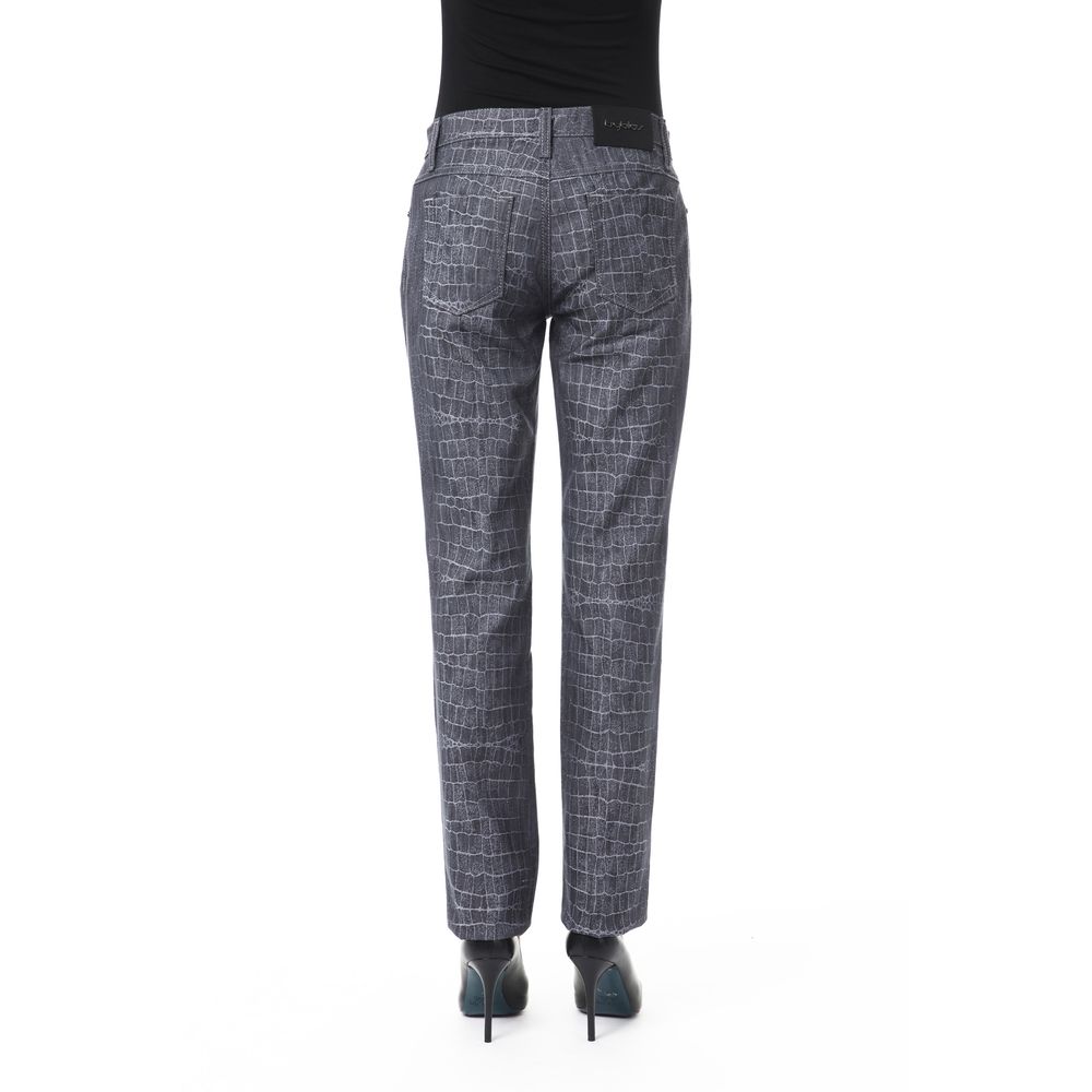 BYBLOS Black Viscose Women Pants | Regal Royce