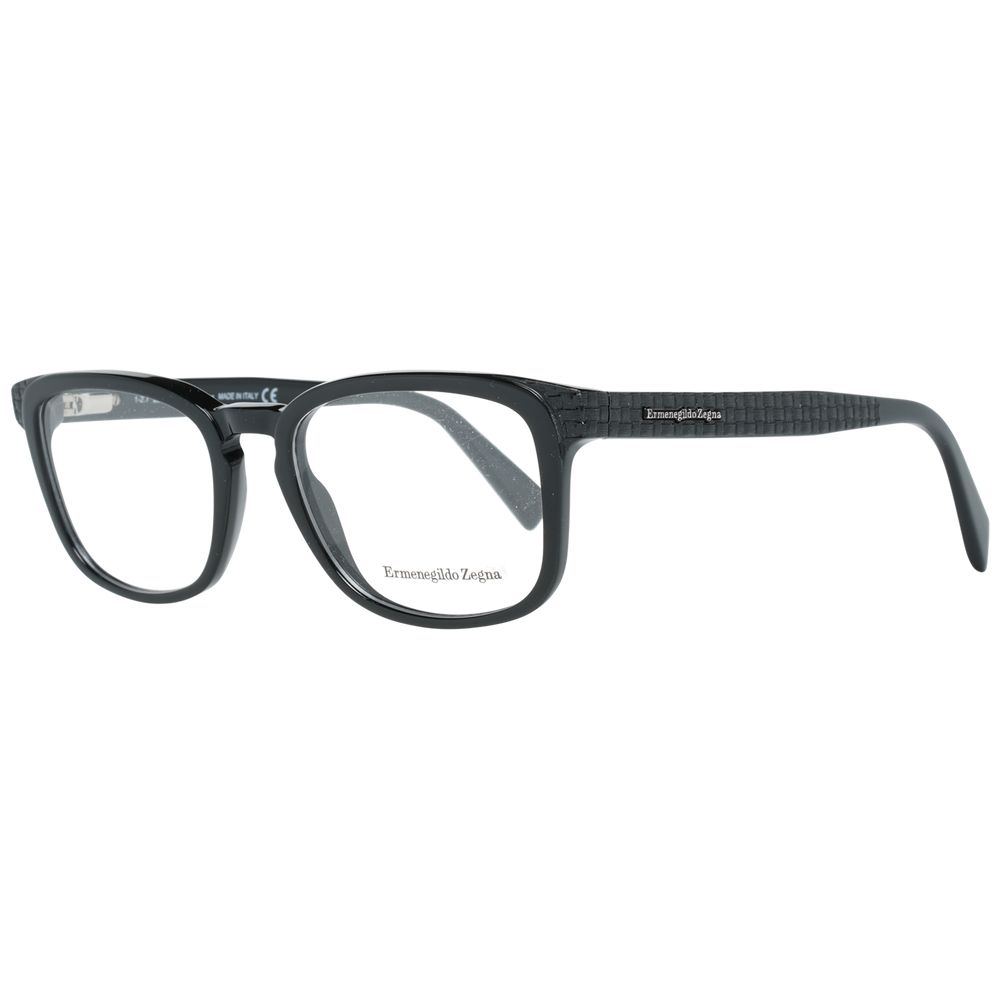 Ermenegildo Zegna Black Plastic Glasses (Frames) | Regal Royce
