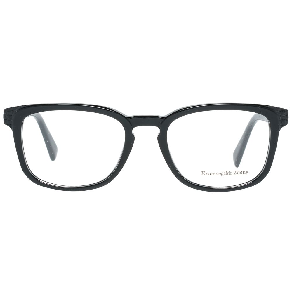 Ermenegildo Zegna Black Plastic Glasses (Frames) | Regal Royce