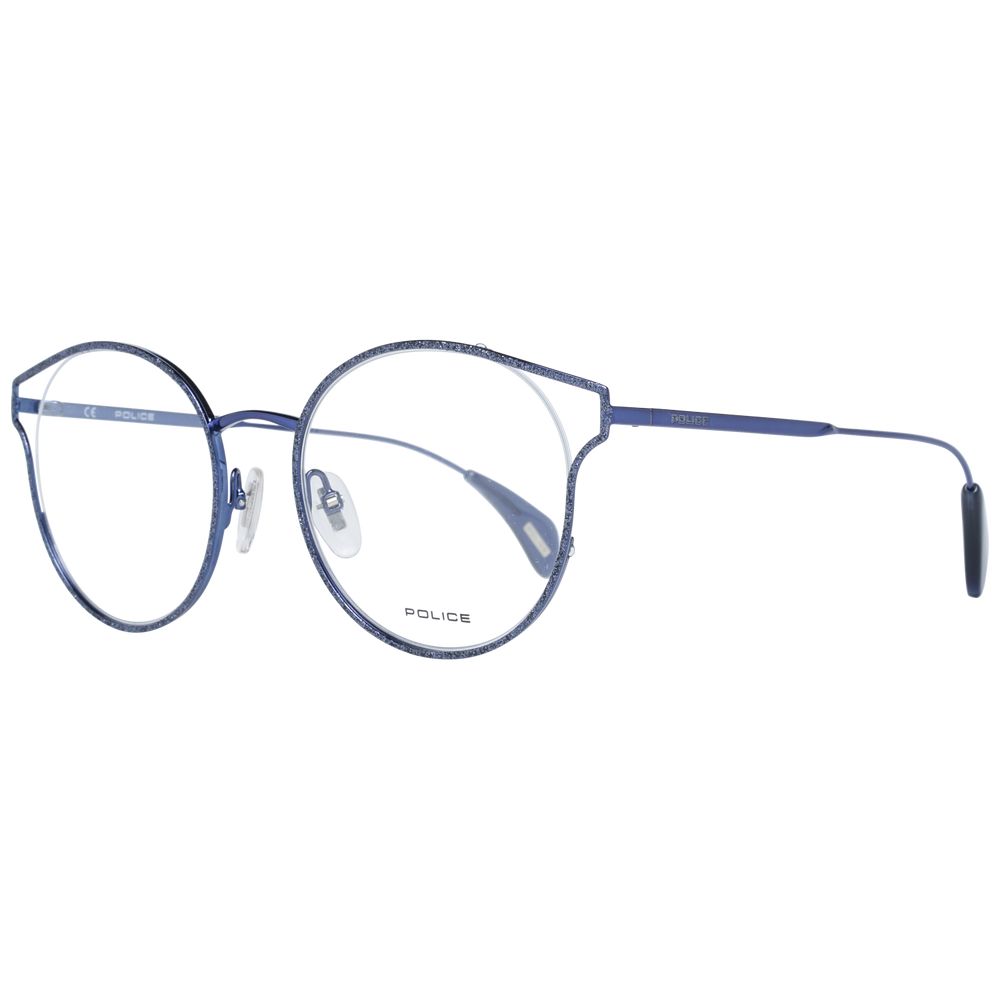 Police Blue Metal & Plastic Glasses (Frames) | Regal Royce