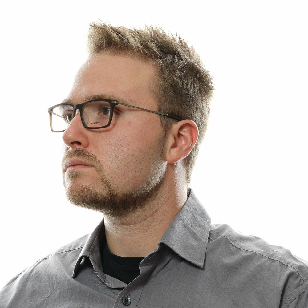 Police Brown Metal & Plastic Glasses (Frames) | Regal Royce