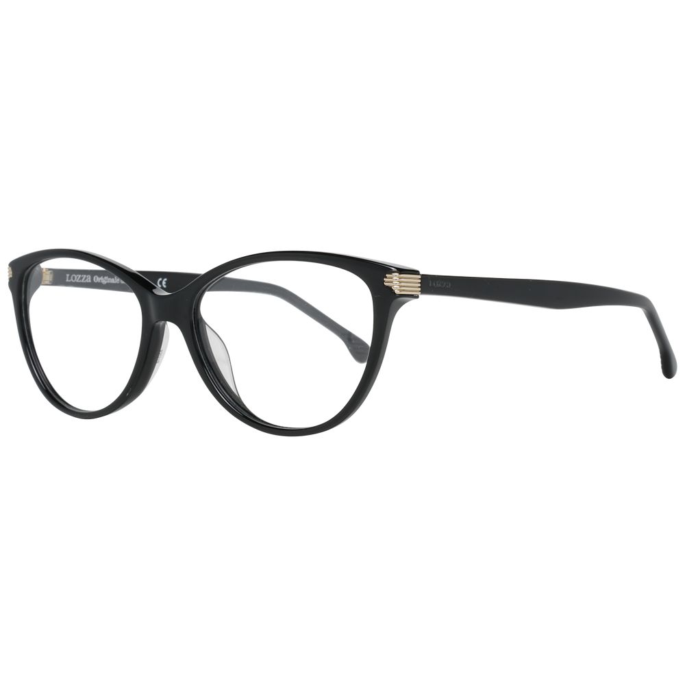 Lozza Black Plastic Glasses (Frames) | Regal Royce