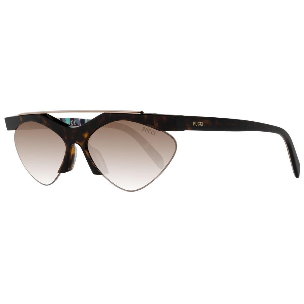 Emilio Pucci Brown Metal & Plastic Sunglasses | Regal Royce