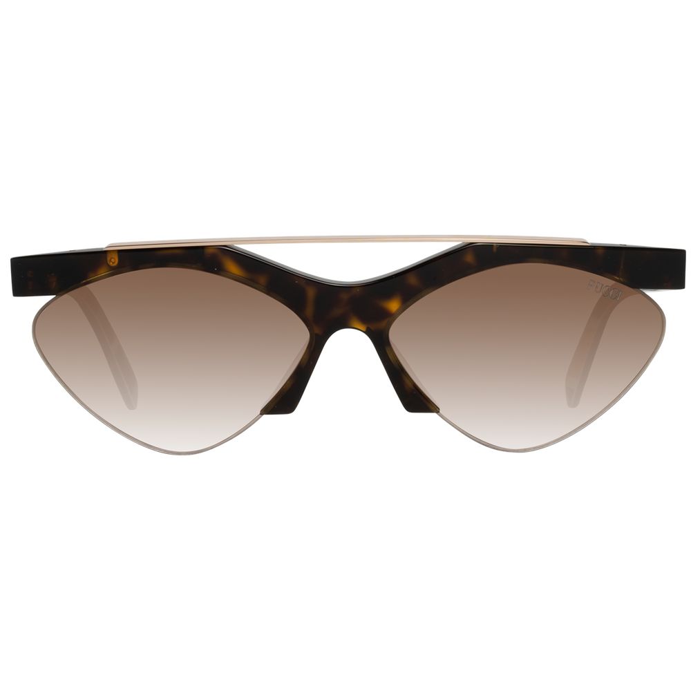 Emilio Pucci Brown Metal & Plastic Sunglasses | Regal Royce