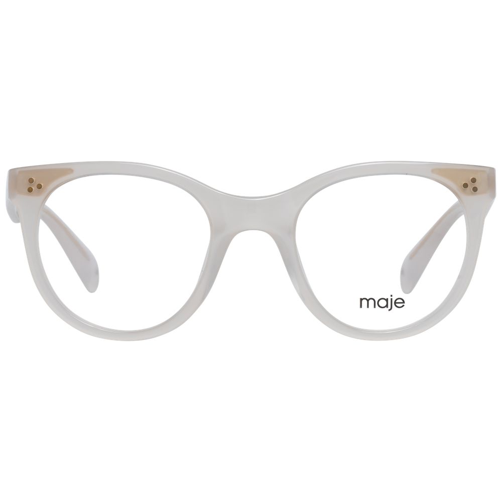 Maje White Plastic Glasses (Frames) | Regal Royce