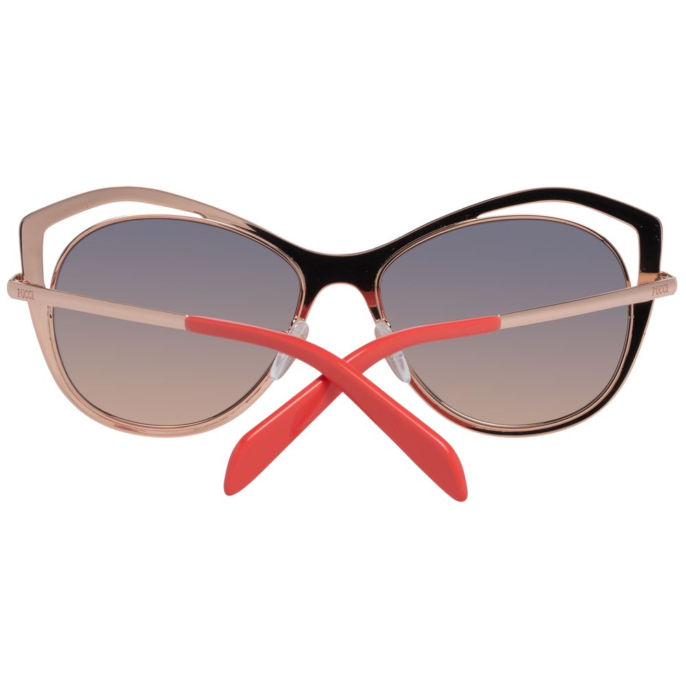 Emilio Pucci Rose Gold Metal Sunglasses | Regal Royce