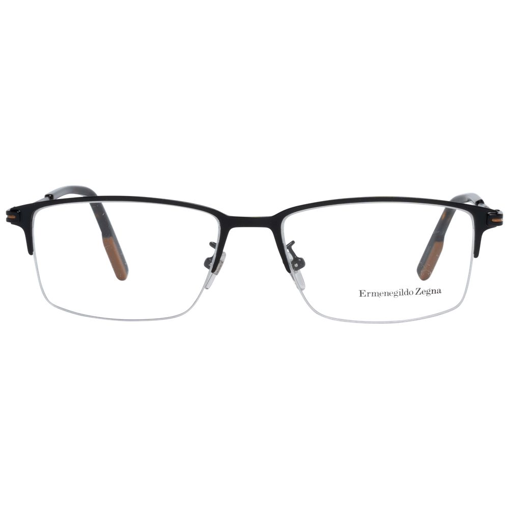 Ermenegildo Zegna Black Metal Glasses (Frames)