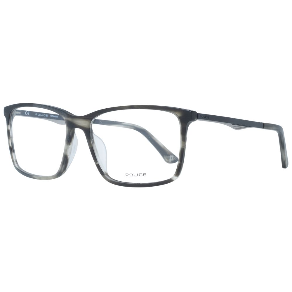 Police Gray Plastic Glasses (Frames)