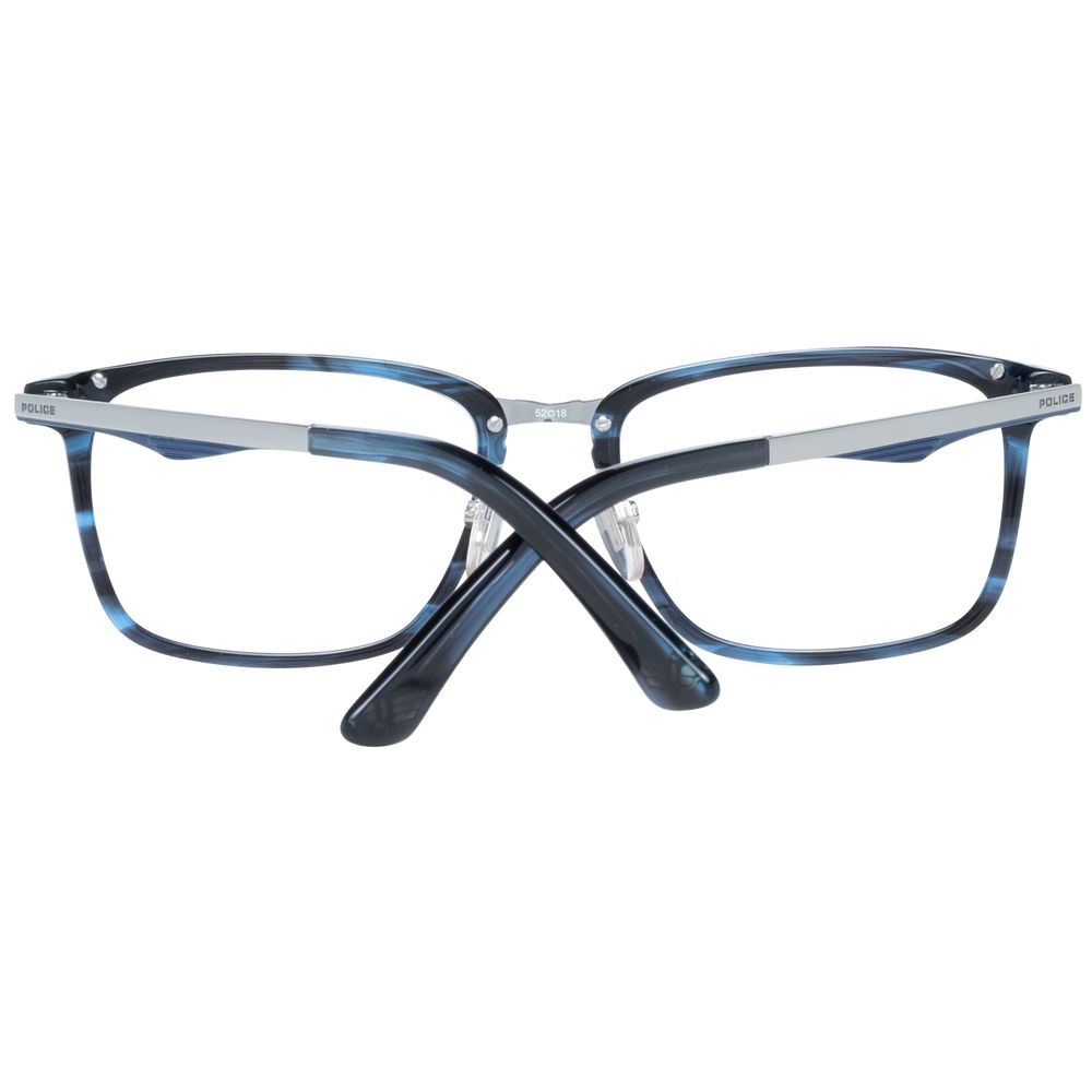Police Blue Plastic Glasses (Frames) | Regal Royce