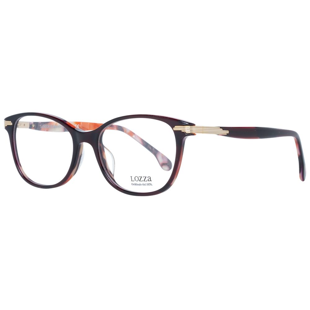 Lozza Burgundy Plastic Glasses (Frames) | Regal Royce