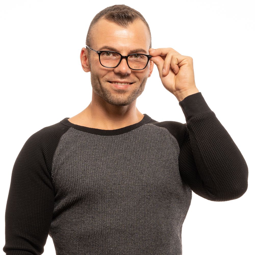 Lozza Black Plastic Glasses (Frames) | Regal Royce