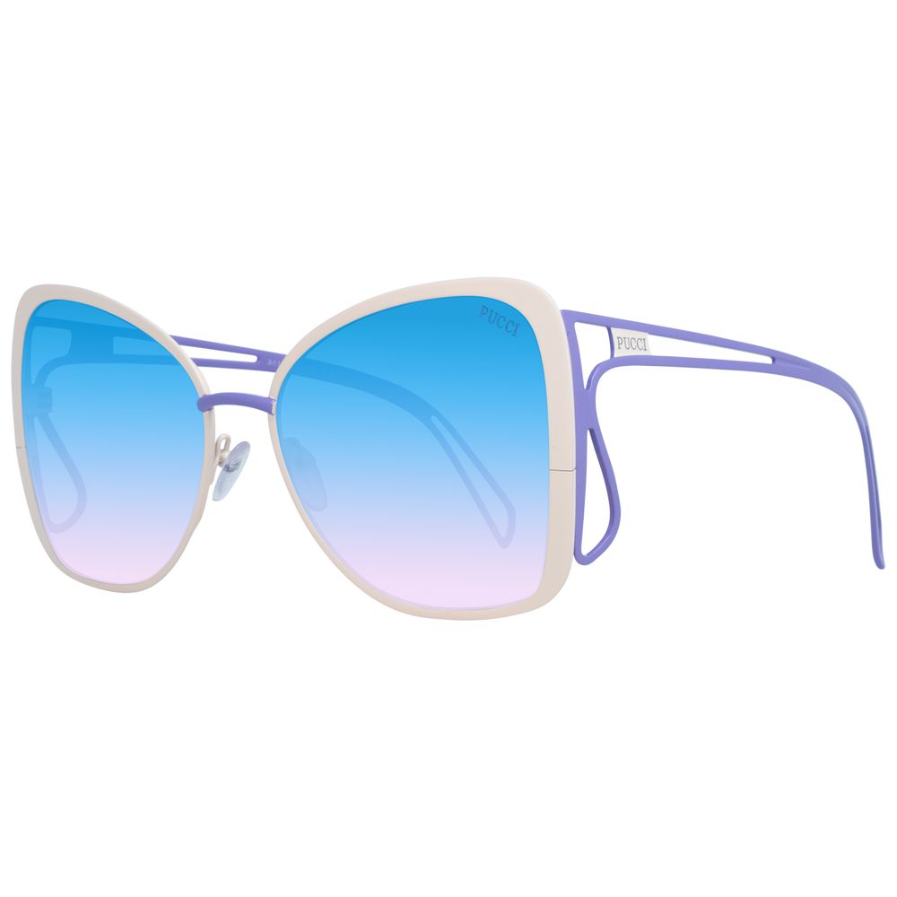 Emilio Pucci Beige Metal Sunglasses | Regal Royce
