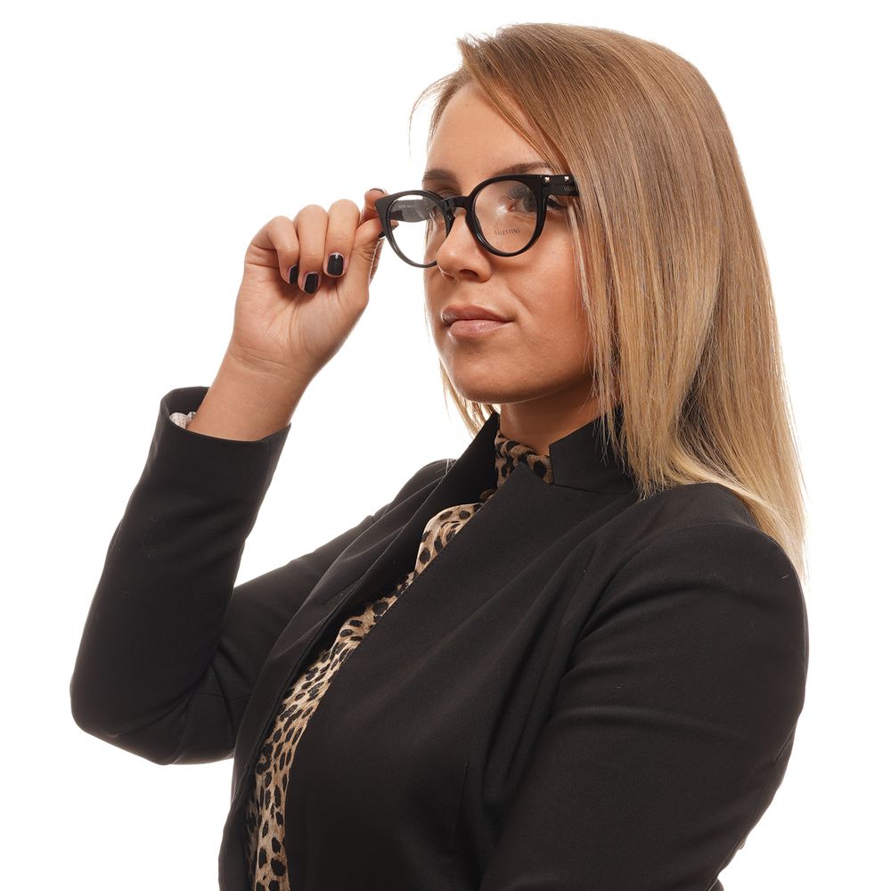 Valentino Black Plastic Glasses (Frames) | Regal Royce