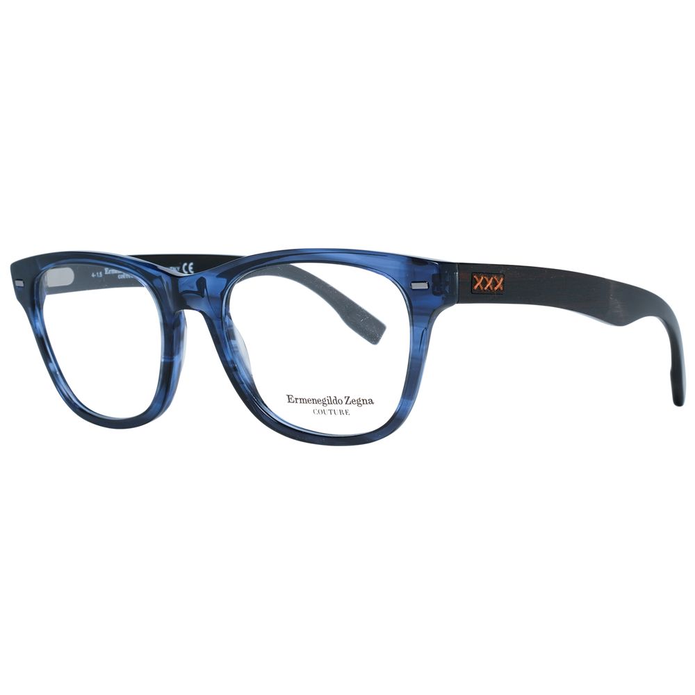 Ermenegildo Zegna Blue Plastic Glasses (Frames) | Regal Royce