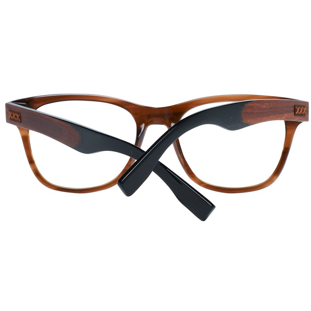 Ermenegildo Zegna Brown Plastic Glasses (Frames) | Regal Royce