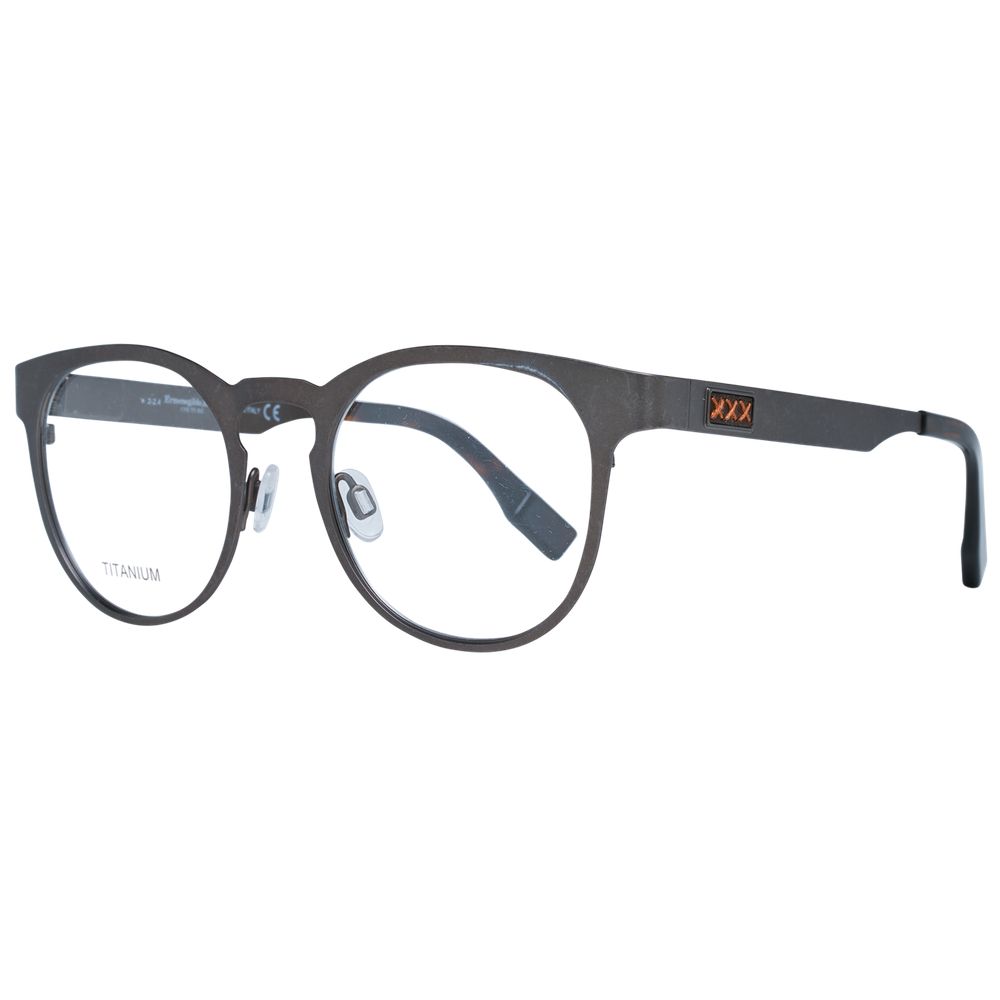 Ermenegildo Zegna Gray Titanium Glasses (Frames) | Regal Royce