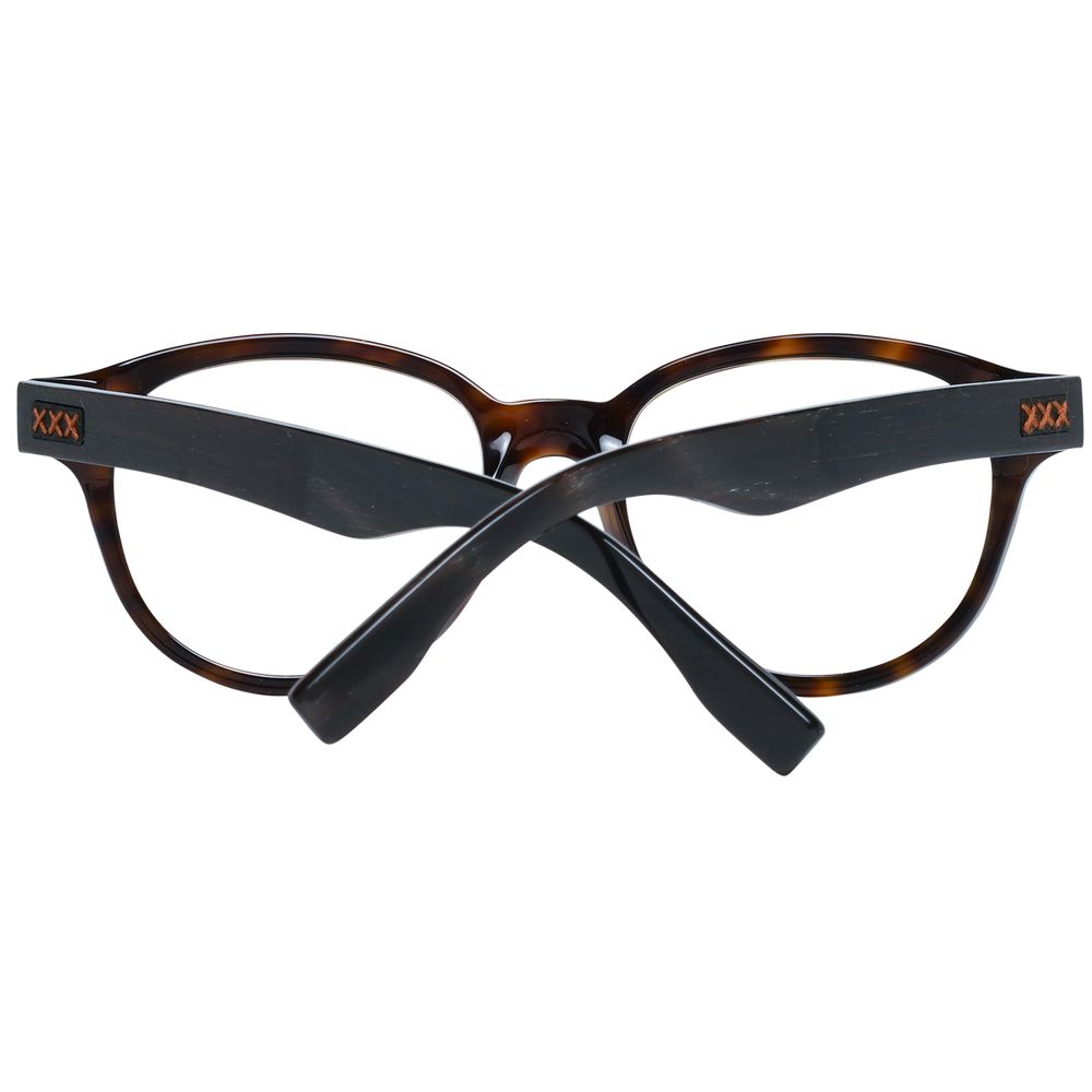 Ermenegildo Zegna Brown Plastic Glasses (Frames) | Regal Royce