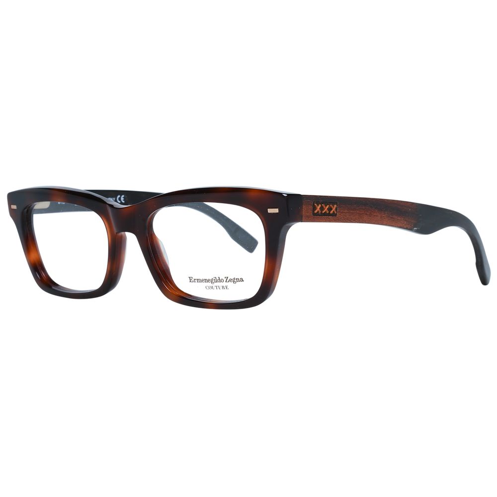 Ermenegildo Zegna Brown Plastic Glasses (Frames) | Regal Royce
