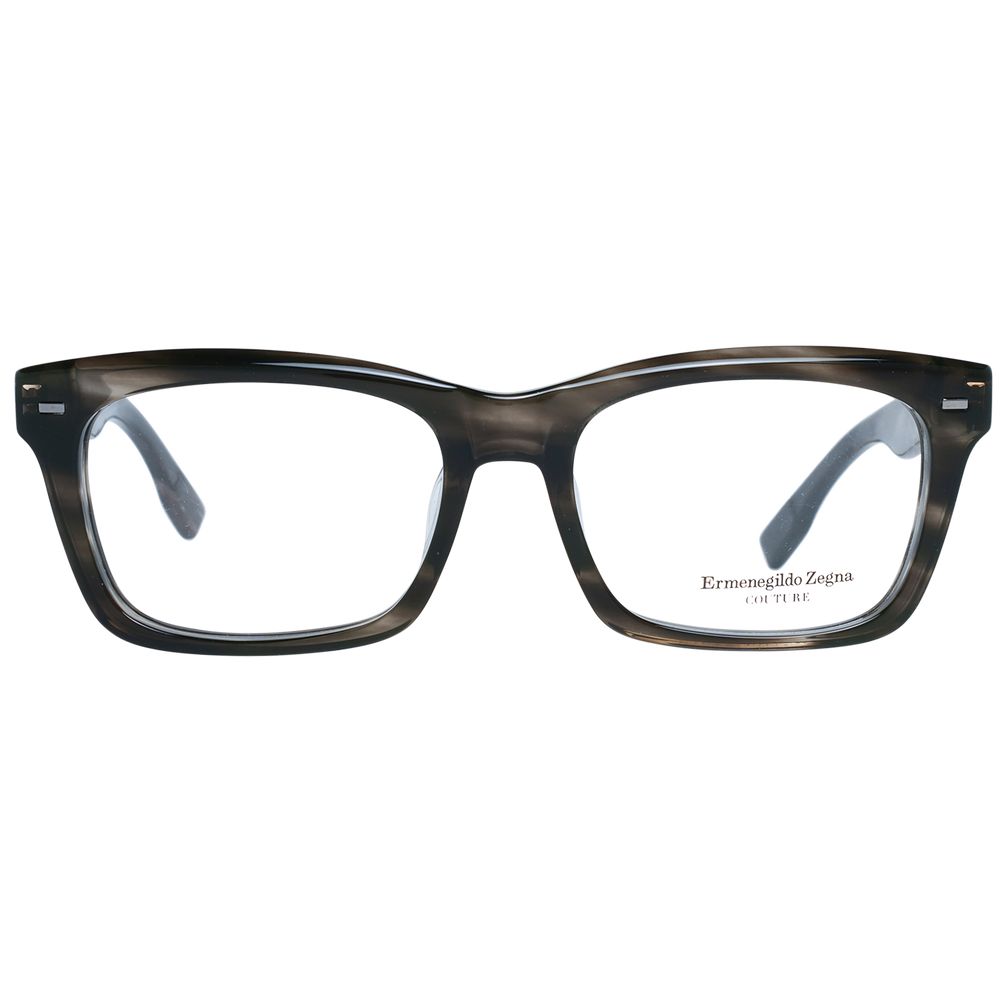 Ermenegildo Zegna Gray Acetate, Wood & Horn Glasses (Frames) | Regal Royce