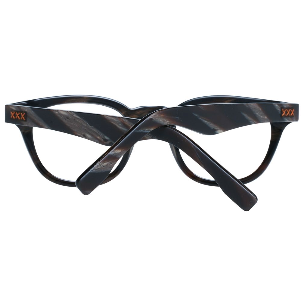 Ermenegildo Zegna Black Plastic Glasses (Frames) | Regal Royce