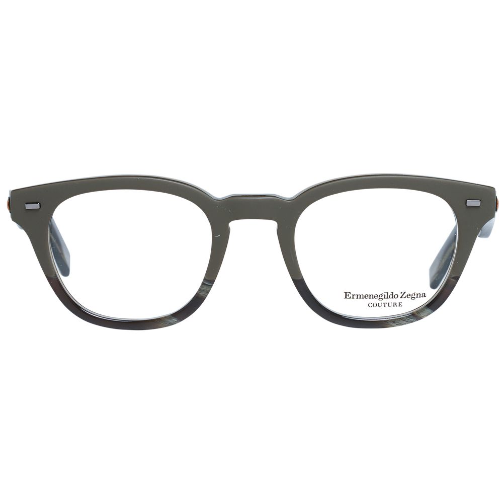 Ermenegildo Zegna Olive Plastic Glasses (Frames) | Regal Royce