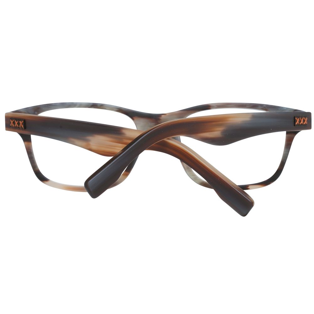 Ermenegildo Zegna Brown Plastic Glasses (Frames) | Regal Royce