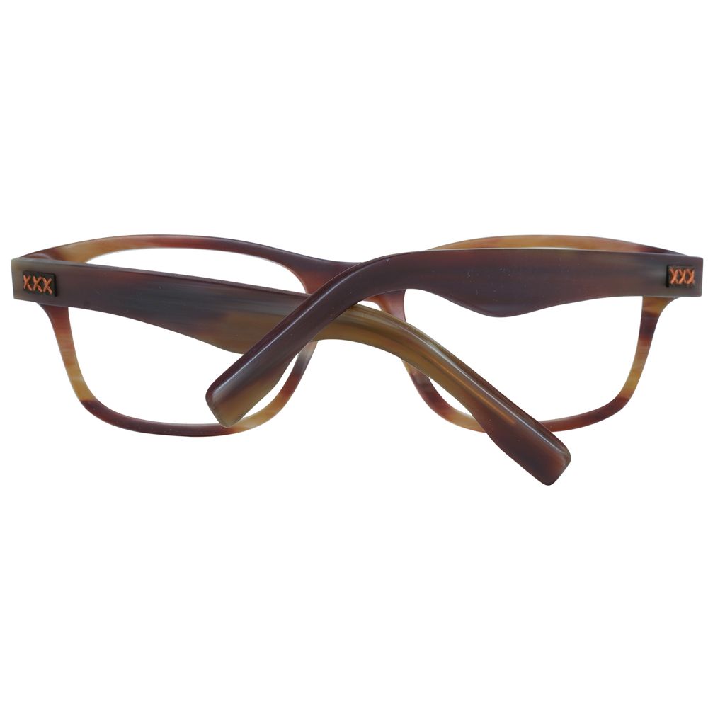 Ermenegildo Zegna Brown Plastic Glasses (Frames) | Regal Royce