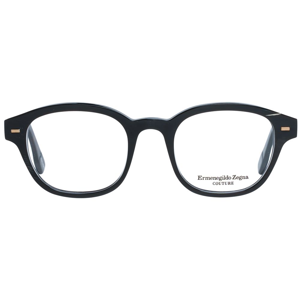 Ermenegildo Zegna Black Horn Glasses (Frames) | Regal Royce