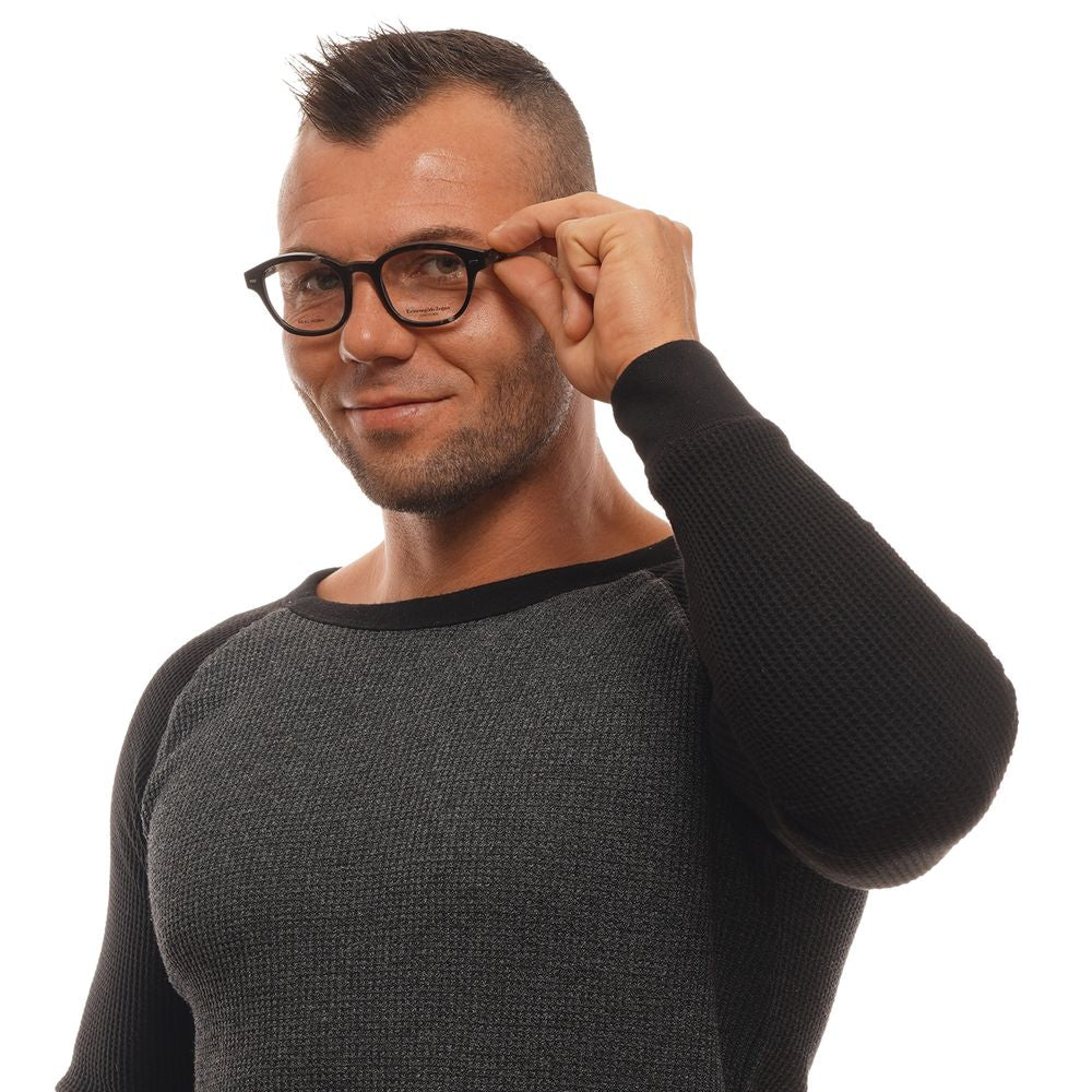 Ermenegildo Zegna Brown Horn Glasses (Frames) | Regal Royce